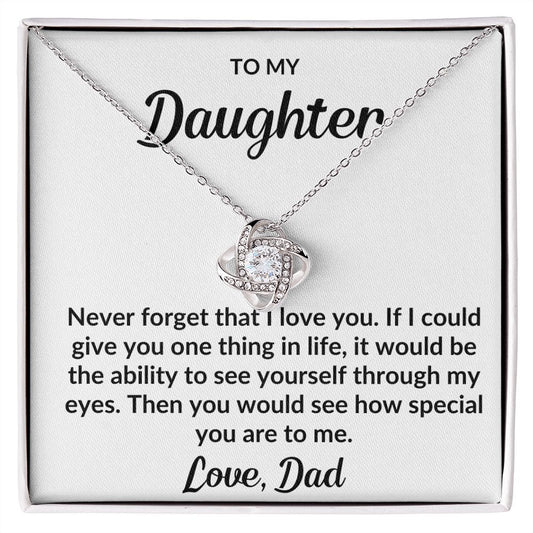 DAD/D SPECIAL TO ME-LOVE KNOT