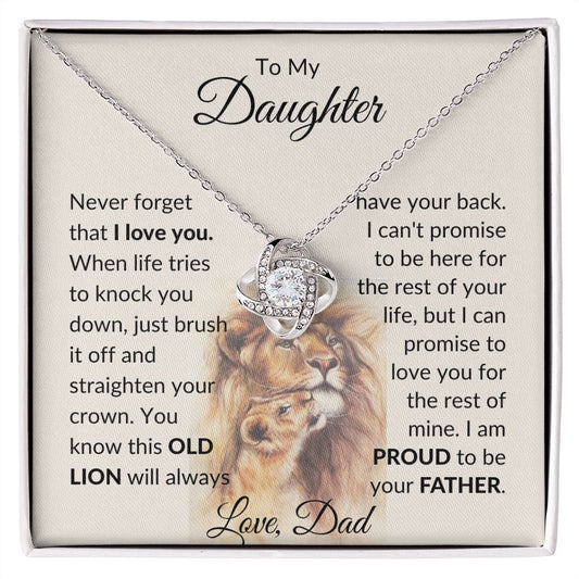 PROUD DAD/DAUGHTER-LOVEKNOT