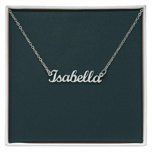 PERSONALIZED NAME NECKLACE / MADE AND SHIPPED IN USA