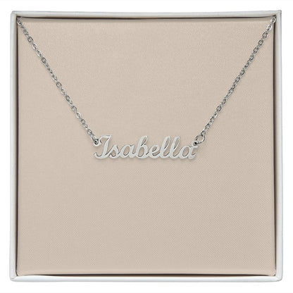 PERSONALIZED NAME NECKLACE / MADE & SHIPPED IN USA