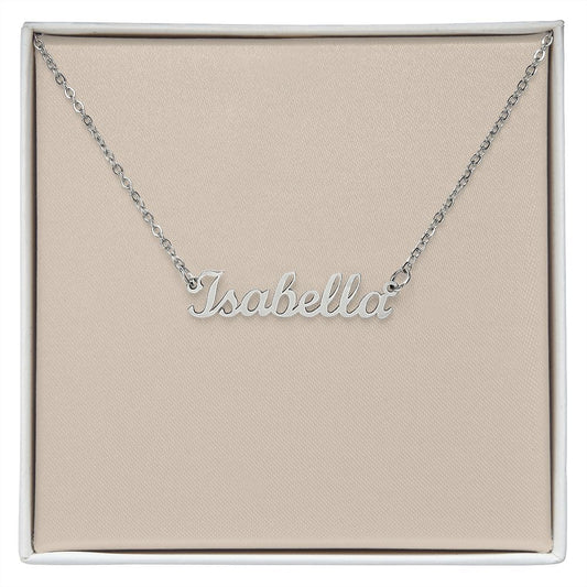 PERSONALIZED NAME NECKLACE / MADE & SHIPPED IN USA
