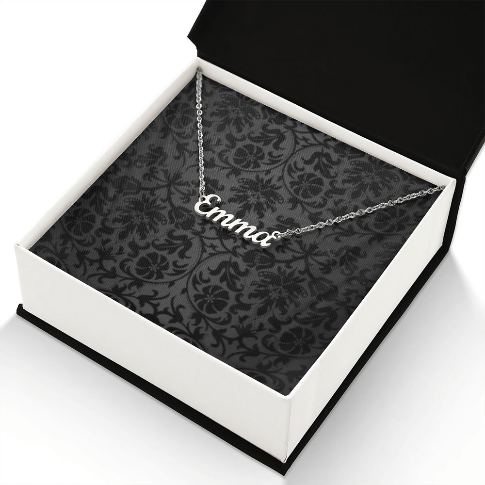 PERSONALIZED NAME NECKLACE / MADE & SHIPPED IN USA