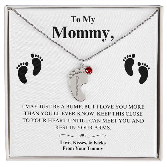 TO MY MOMMY FOOTPRINT